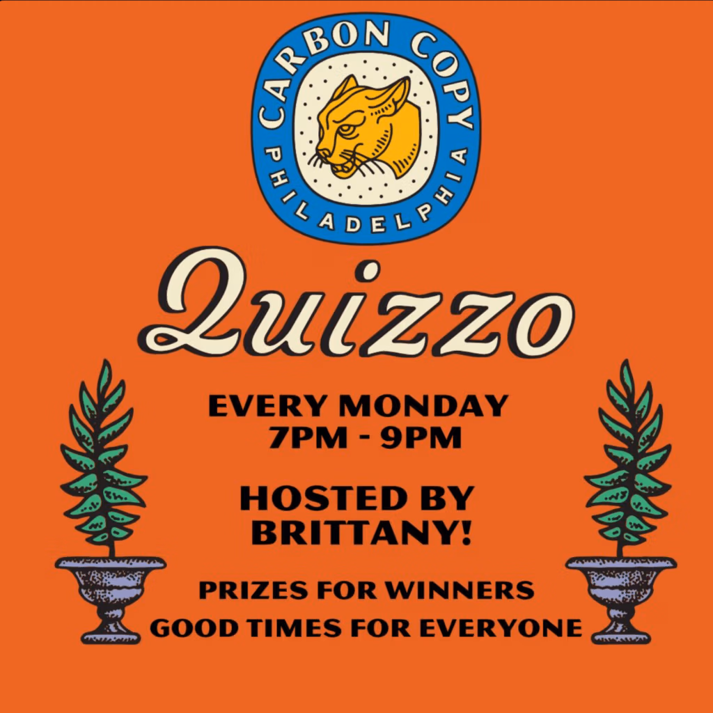 Quizzo Mondays at Carbon Copy West